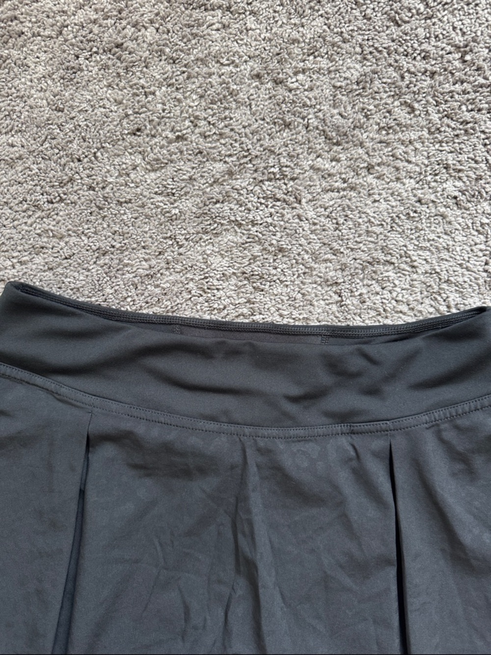 NWOT Nike Embossed 13” Club Tennis Skirt Black Size M - Picture 4 of 16